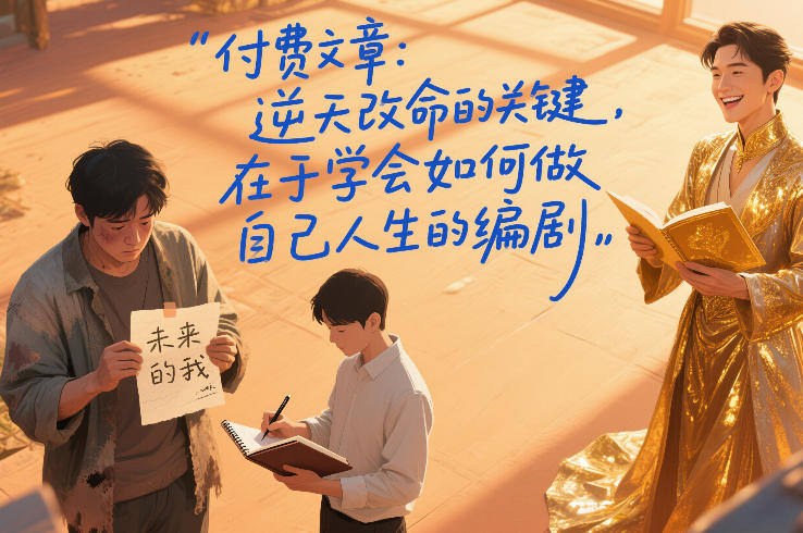 付费文章：逆天改命的关键，在于学会如何做自己人生的编剧-创富资源云网创