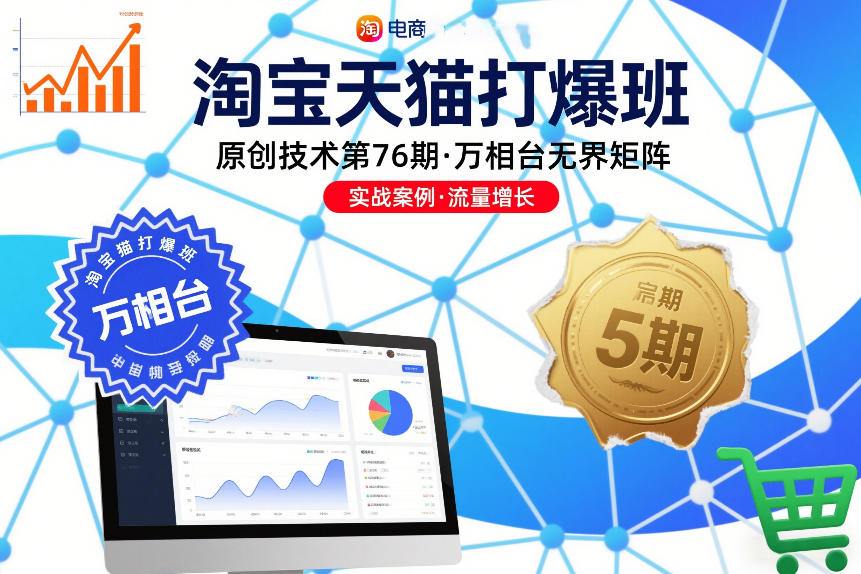 淘宝天猫打爆班原创技术第76期，万相台无界矩阵-创富资源云网创