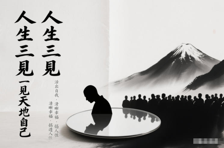 人生三见一见天地见众生见自己，活出自我拥有清晰幸福人生，搞透人性-创富资源云网创