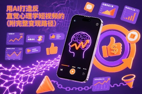 用AI打造“反直觉”心理学短视频的流量密码(附完整变现路径)-创富资源云网创