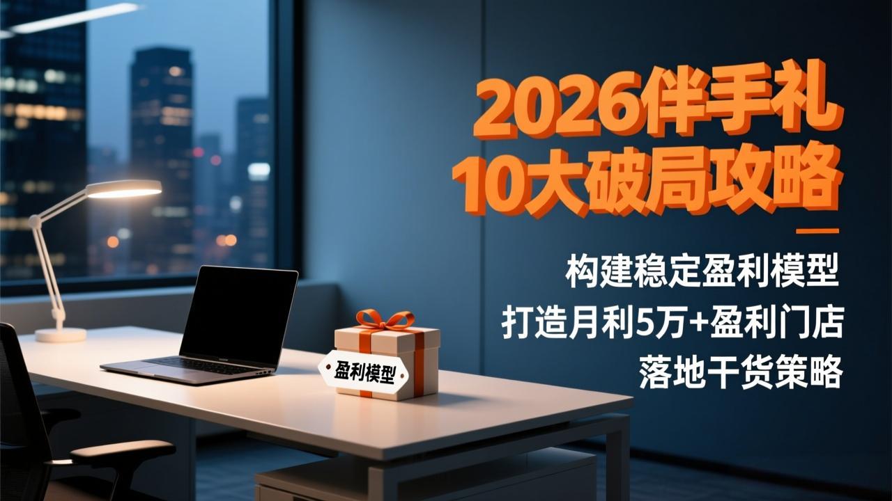 2026伴手礼10大破局攻略：构建稳定盈利模型，打造月利5万+盈利门店，落地干货策略-创富资源云网创